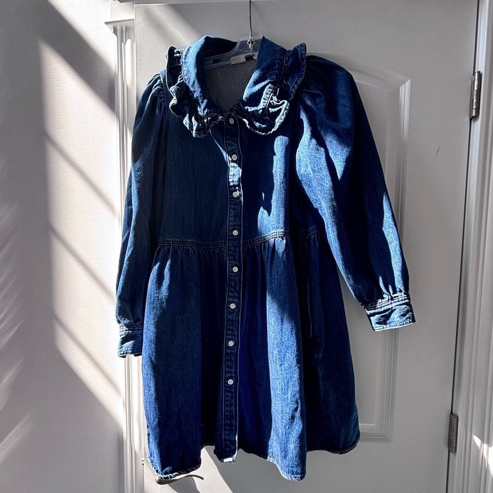Levi's Blue Long Sleeve Denim Dress